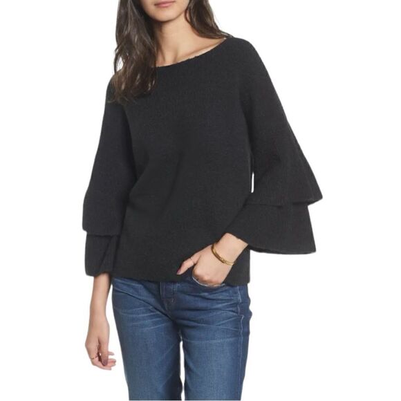 Madewell Sweater Womans Size XXS Tier Sleeve Wool Blend Pullover - Picture 1 of 9